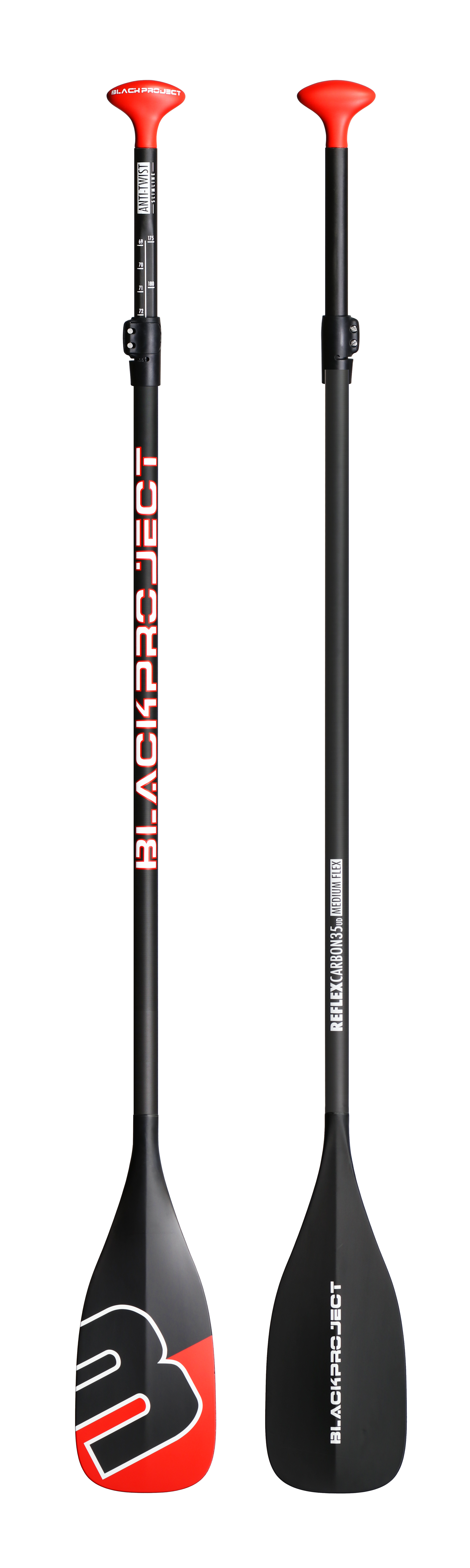 Black Project paddle Pure 35 verstelbaar slim shaft